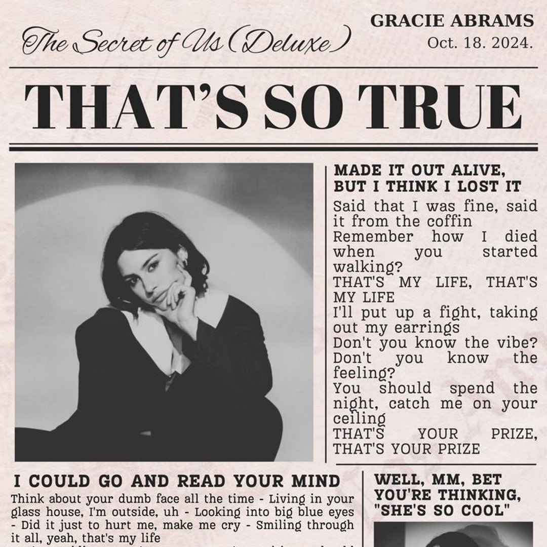 That s so true грейси абрамс текст. That s so true грейси абрамс текст