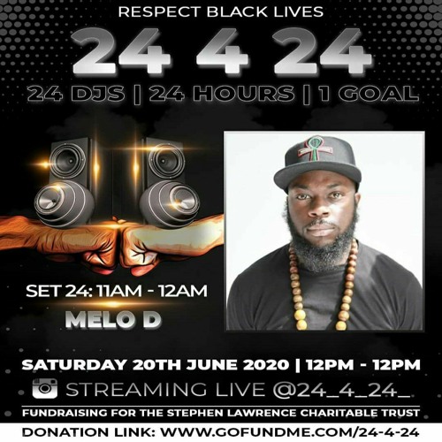 Melo-D (The Funkaholic) - LIVE @ 24 4 24 (IG Live) 20-06-20