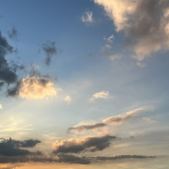 shiny small lofi clouds