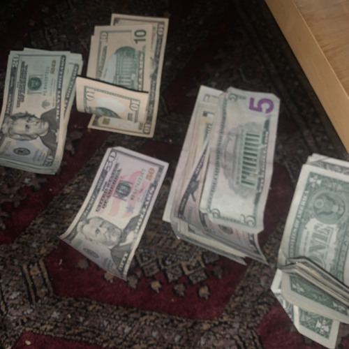 money on the floor