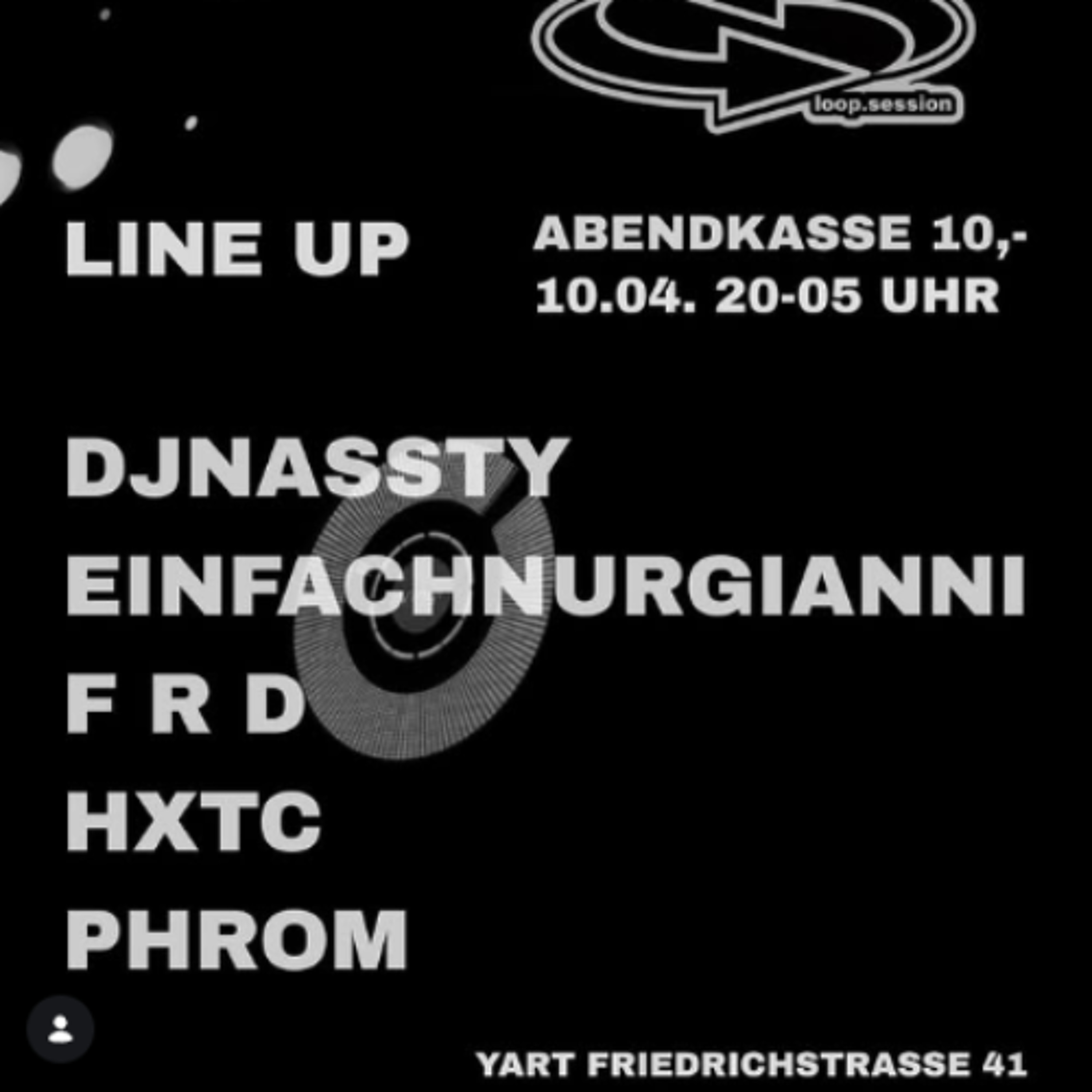 Einfachnurgianni - Loop.Session 002 (10.04.2026 @ Yart) episode artwork