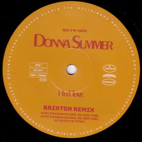 Donna Summer - I Feel Love (Brixton Remix)
