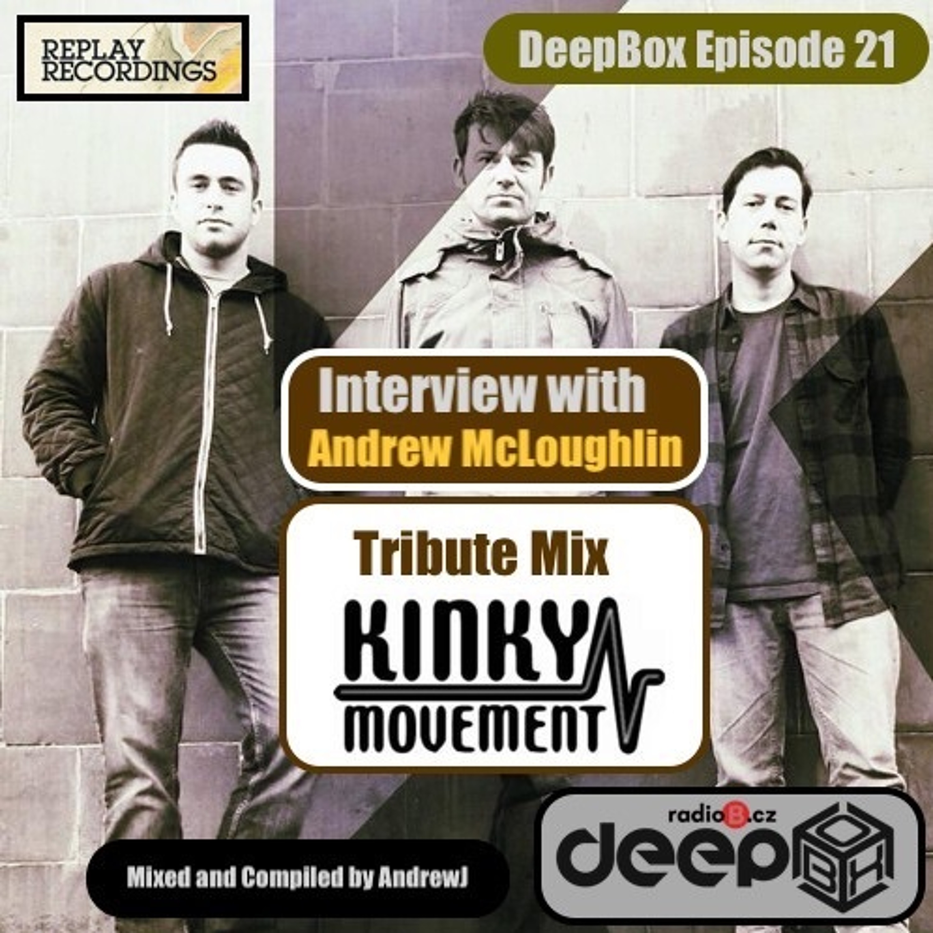 RadioB - DeepBox: AndrewJ (Tribute Mix Kinky Movement + Interview with Andy McLoughlin) / 2.9.2023 episode artwork