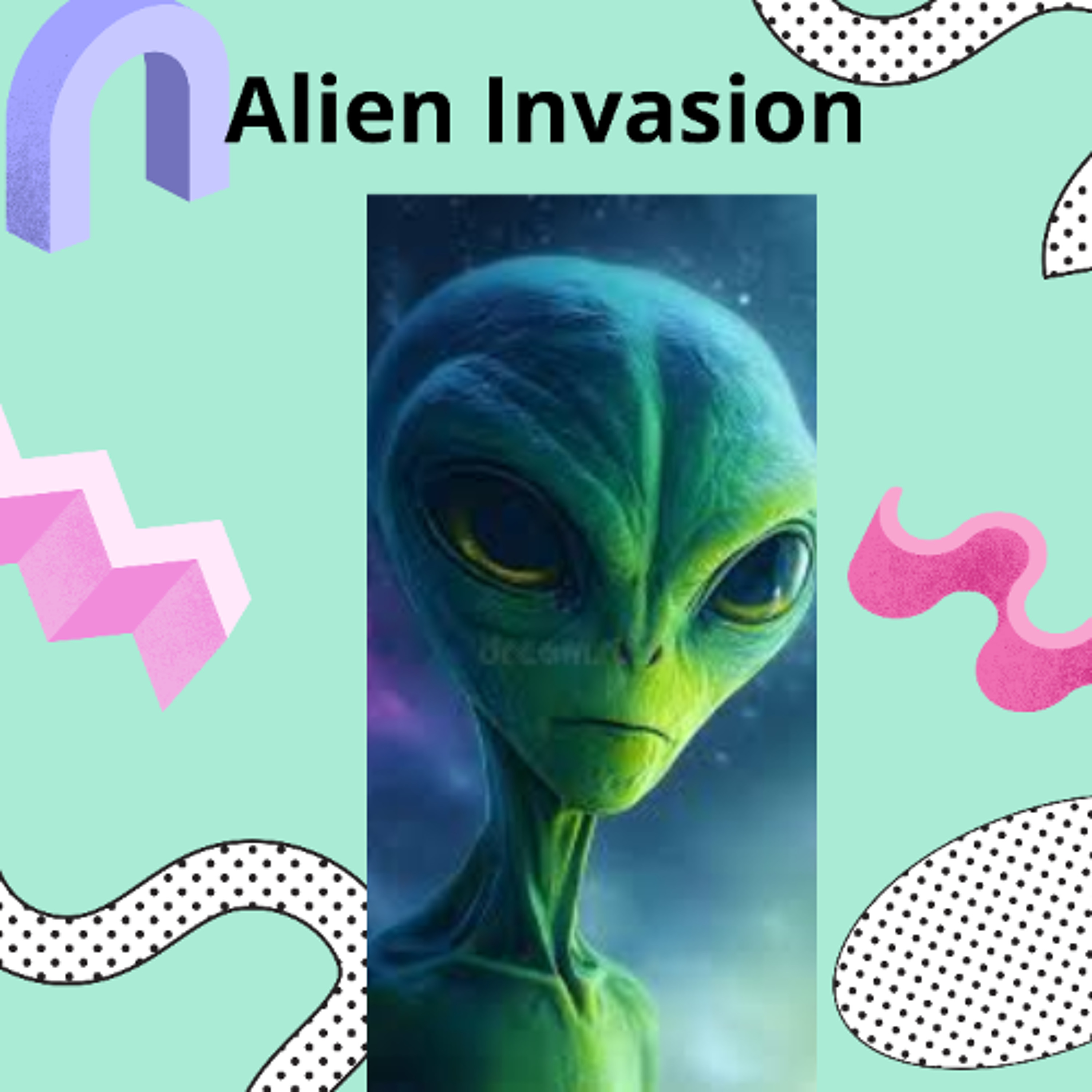 Alien Invasion - Lenny, Scarlett, Orlando, Grace and Riley - School of the Nativity