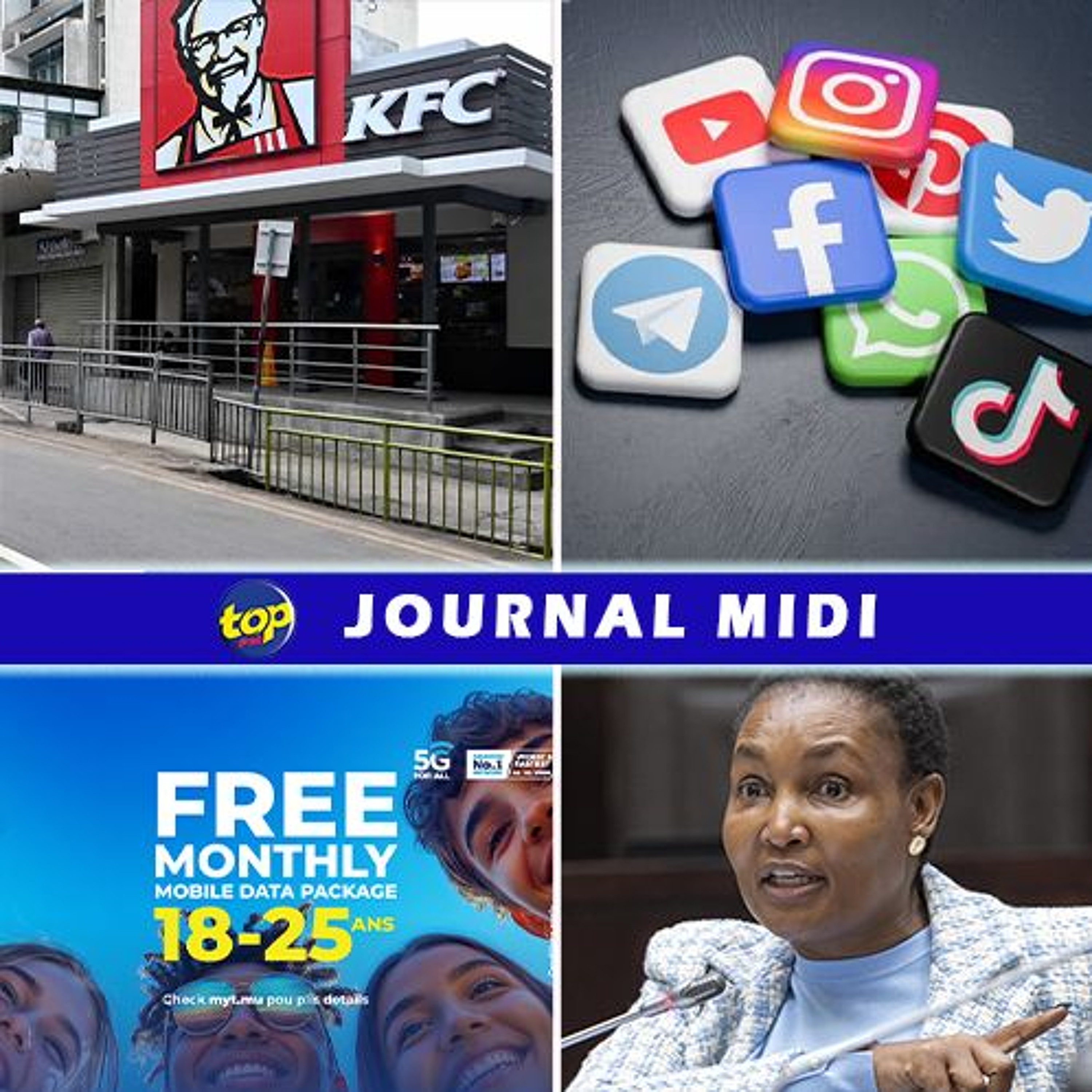 Le journal de Midi de ce lundi 9 septembre 2024