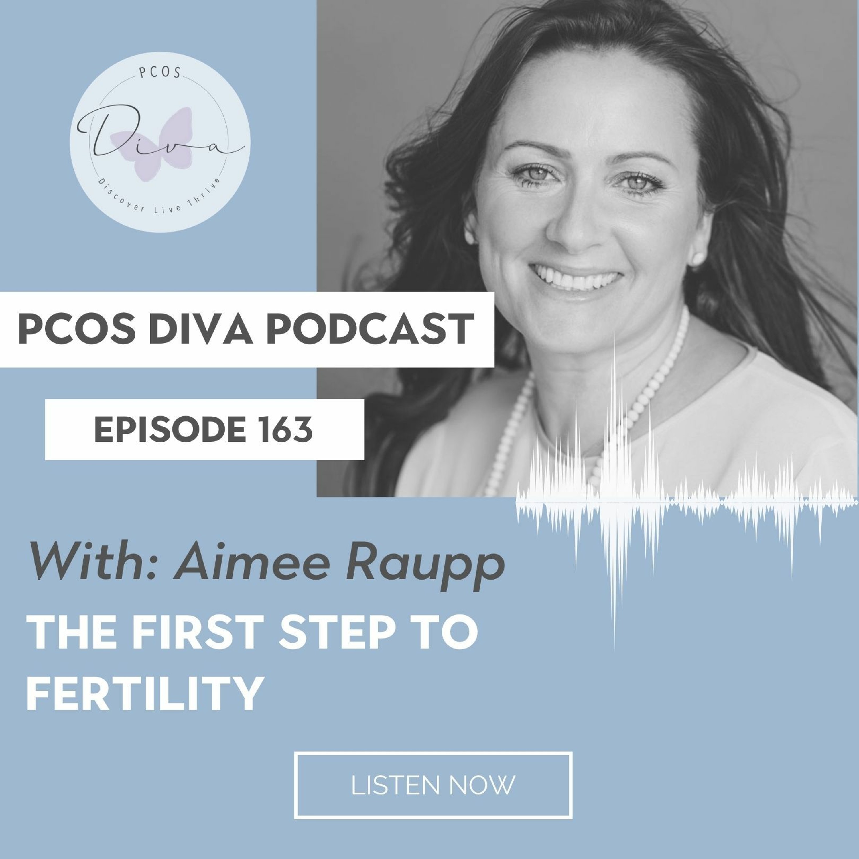 cover of episode 163- The First Step to Fertility