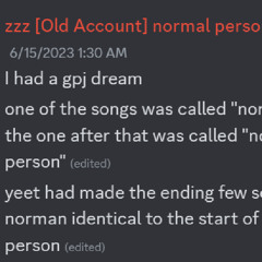 Norman (Normal Person) [Bonus AU, Round C, Side 1]