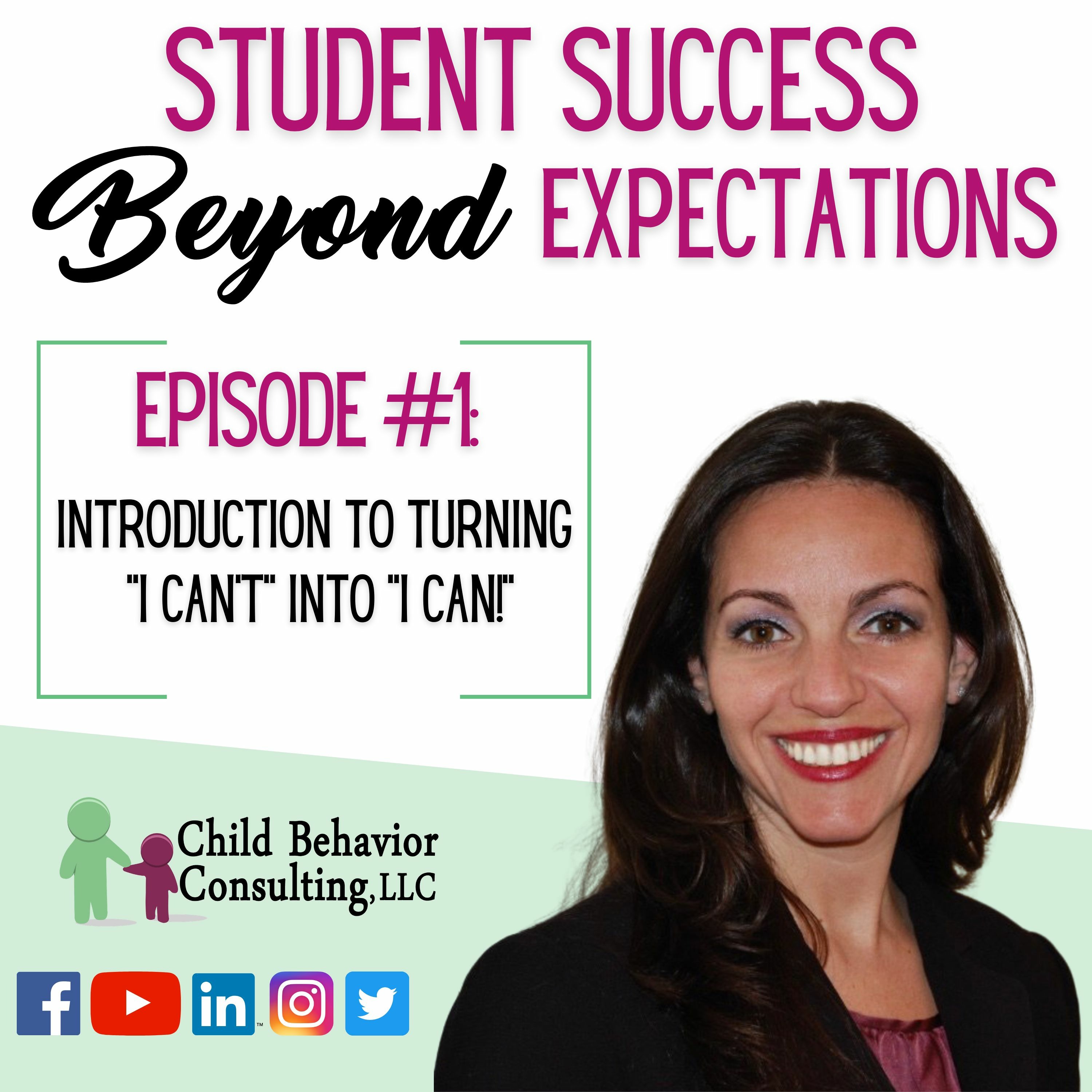 Episode 1: Introduction To Turning "I Can't" Into "I Can" episode artwork