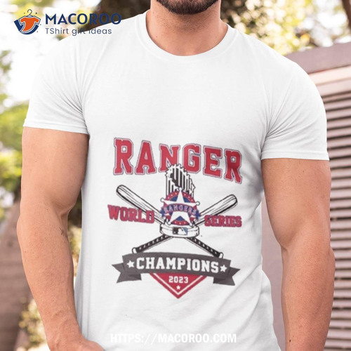 Stream Texas Ranger Mlb Trophy 2023 World Series Champions Shirt by