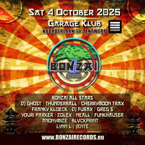 BLVCKPRINT b2b Anonymize at Garage klub Antwerp Bonzai Records