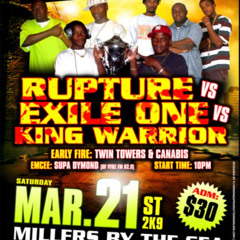 King Warrior vs Rupture vs Exile One 2009