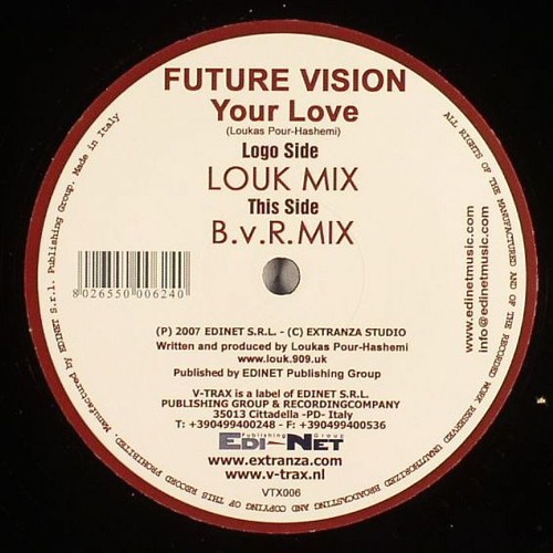 Future Vision - Your Love (B.v.R Remix) [V - Trax]
