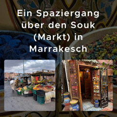 auf einem Markt in Marrakesch