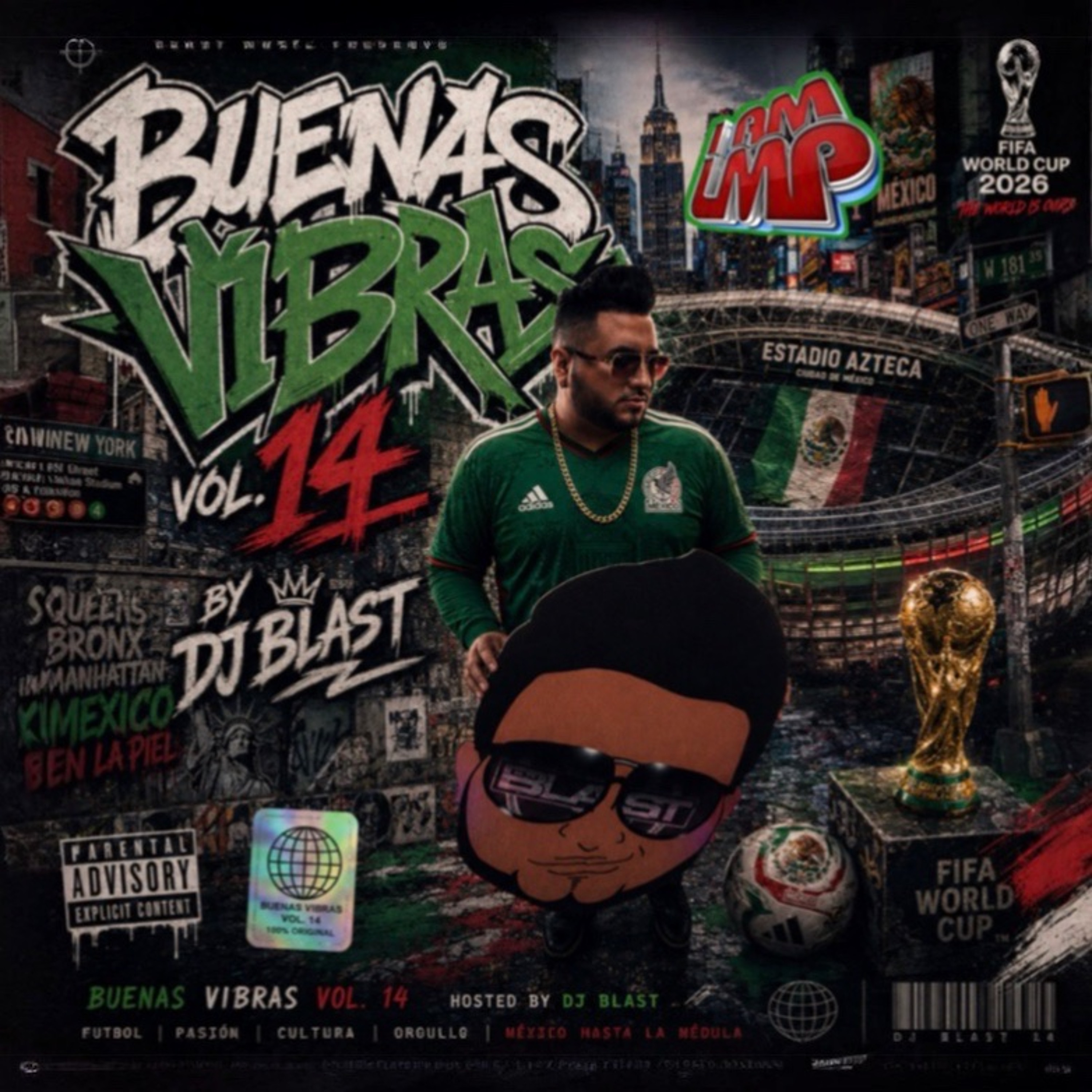 BUENAS VIBRAS VOL. 14 - DJ BLAST 🌎⚽️ | HOUSE X REGGAETON X LATIN TRAP X REGGAETON MEXA | PARTYVIBES