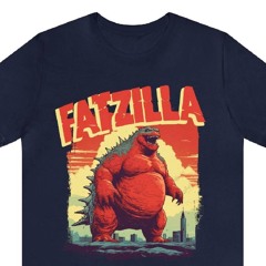 Vintage Japanese Godzilla Fatzilla Shirt
