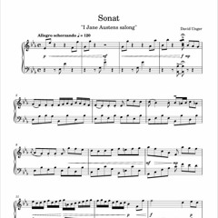 Piano Sonata No. 1 "In Jane Austen's salon" in Eb Major Op. 21 (complete)