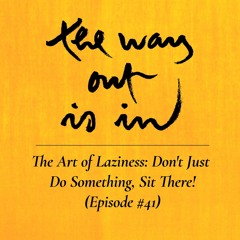 The Art of Laziness: Don't Just Do Something, Sit There! | TWOII podcast | Episode #41