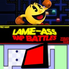 [NEW VERSION] Pac-Man vs World's Hardest Game | Lame-Ass Rap Battle #2