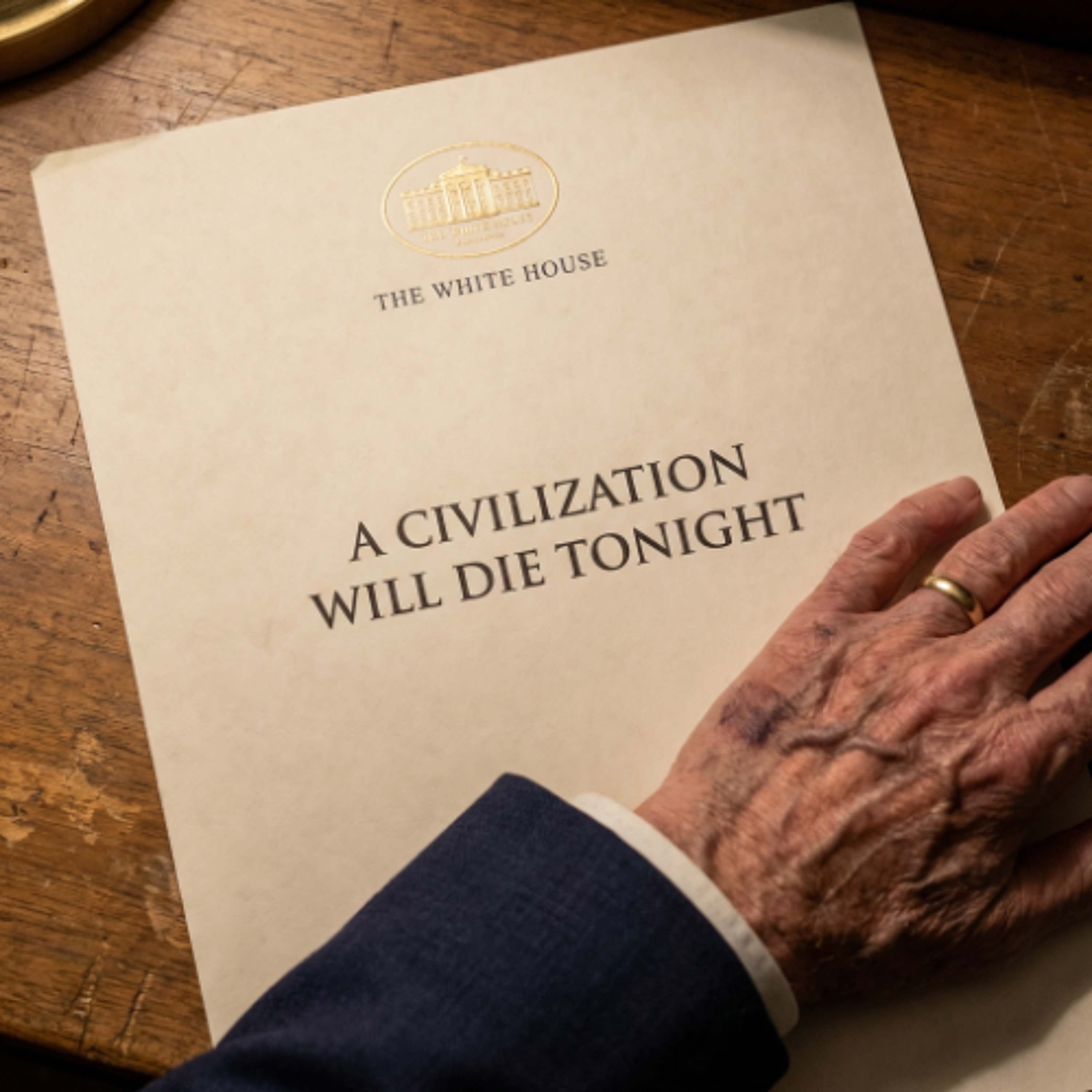 A Whole Civilization Will Die Tonight