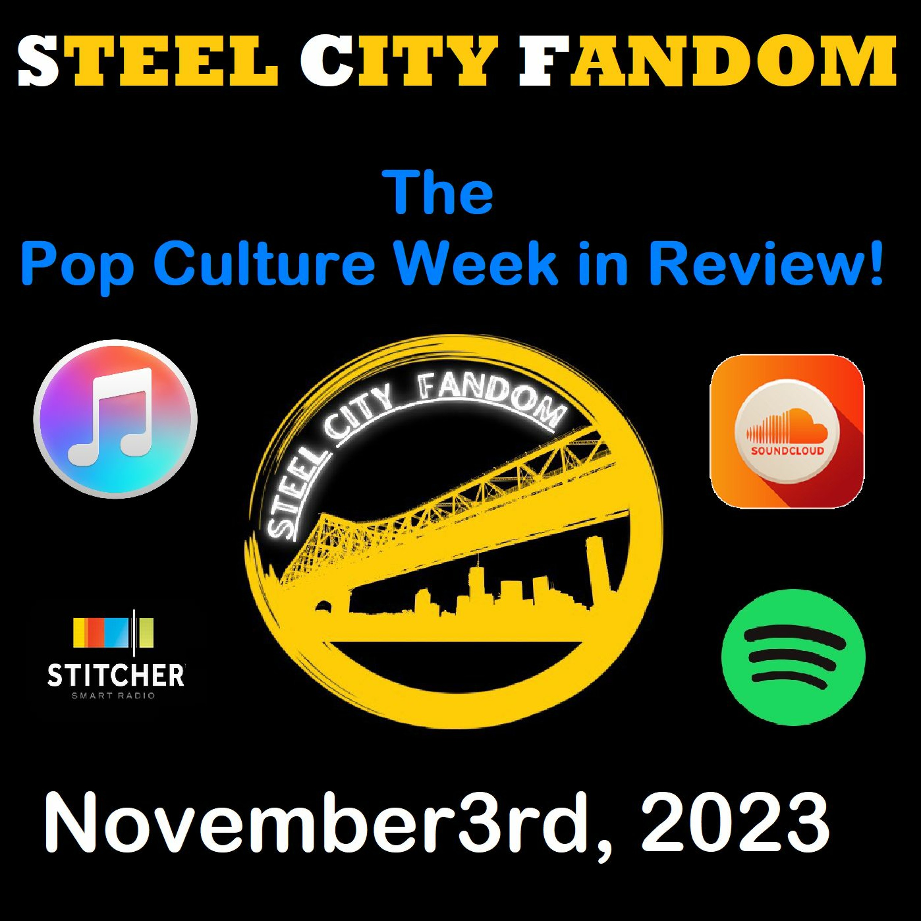The Pop Culture Week in Review - November 3rd, 2023 episode artwork