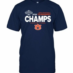 Auburn Tigers 2024 SEC Men's Basketball Champions T-Shirt