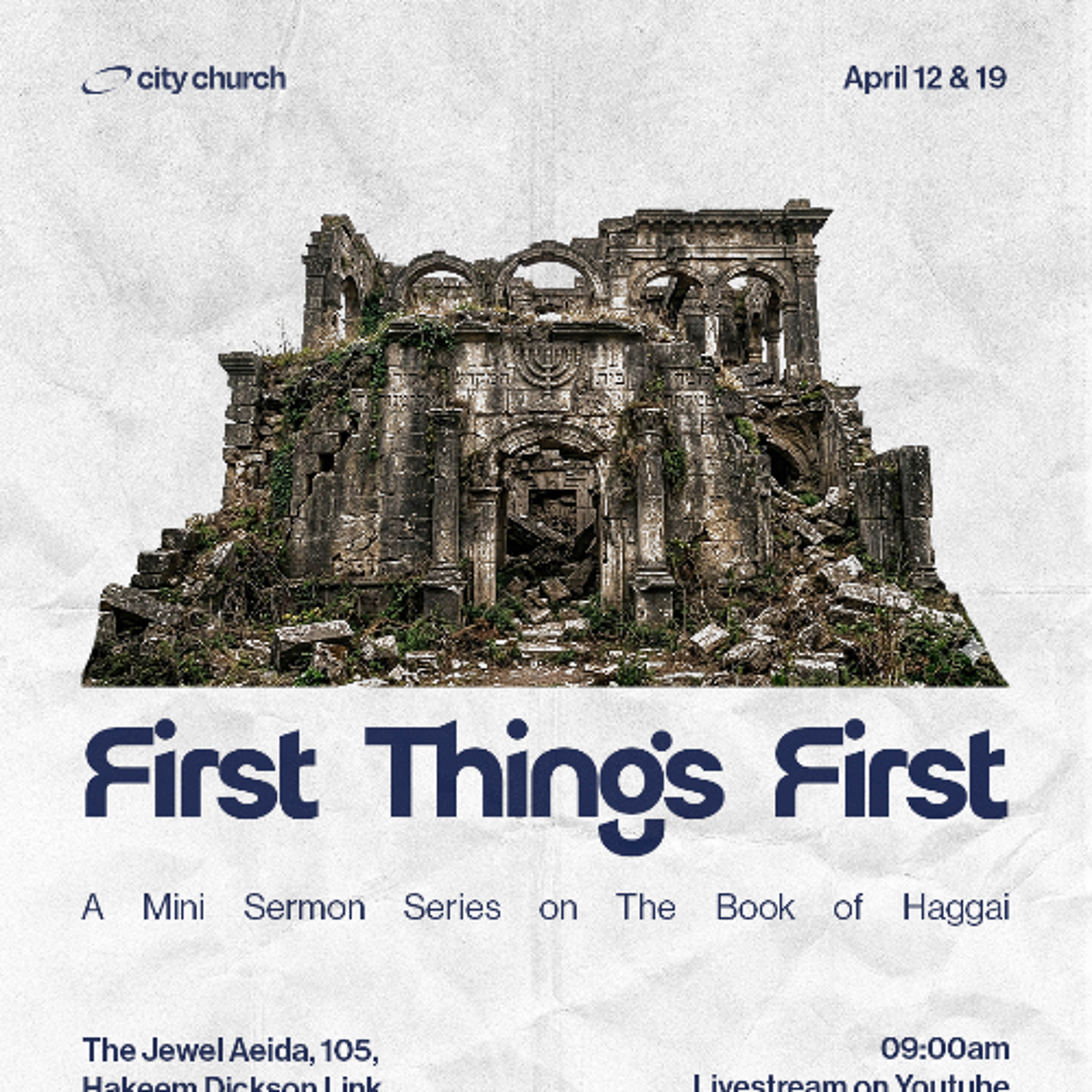 587.  God First Haggai 1:1-15 Emmanuel Oset 12042026