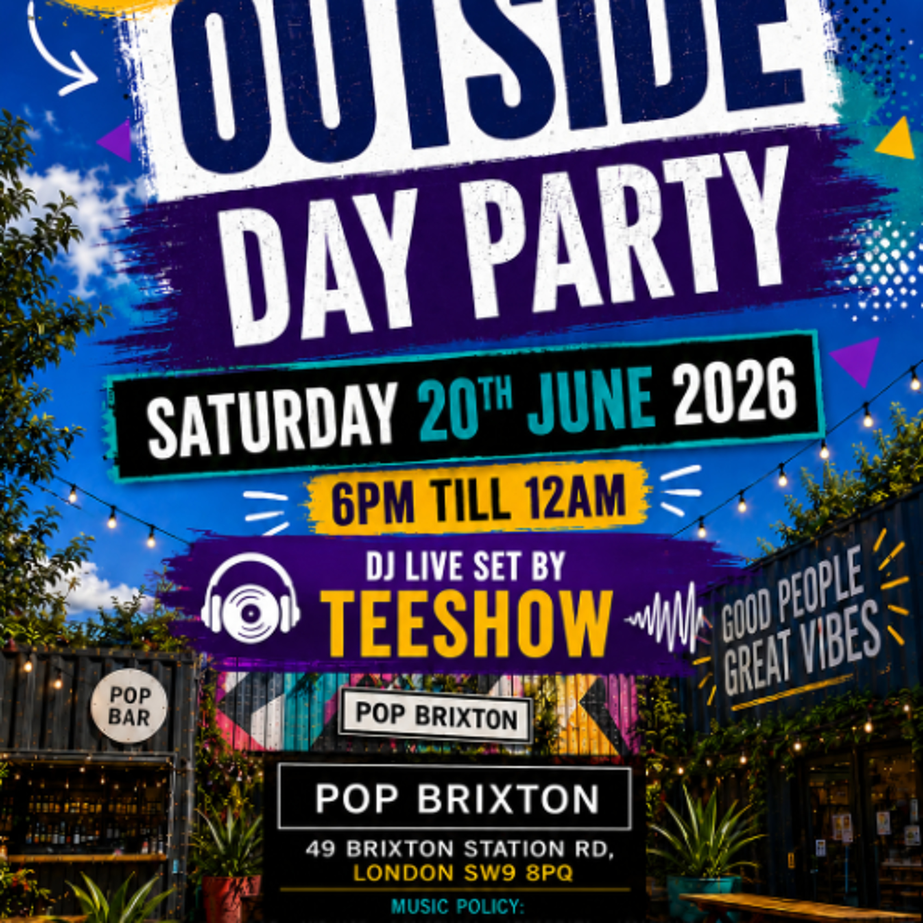 PART 3 - OUTSIDE DAY PARTY - AFROBEATS, AMAPIANO, HIPHOP & POP LIVE SET