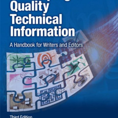 Read PDF 💚 Developing Quality Technical Information: A Handbook for Writers and Edit