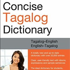 [VIEW] EPUB 📗 Tuttle Concise Tagalog Dictionary: Tagalog-English English-Tagalog (ov