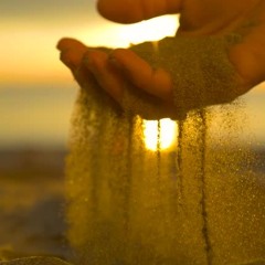 SAND BEETWEN FINGERS