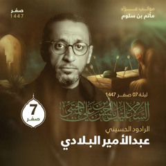 06 - ذكروها العقيلة - عبدالأمير البلادي - ليلة 7 صفر 1447هـ 2025م