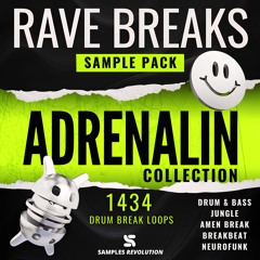ADRENALIN Sample Pack (3,48 Gb) + 100 Serum Presets | RAVE BREAKS | 1434 Drum Break Loops