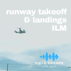 Runway sounds from a large aircraft