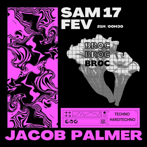 Jacob Palmer - HardTechno Mix - Live Broc Café 17 Février