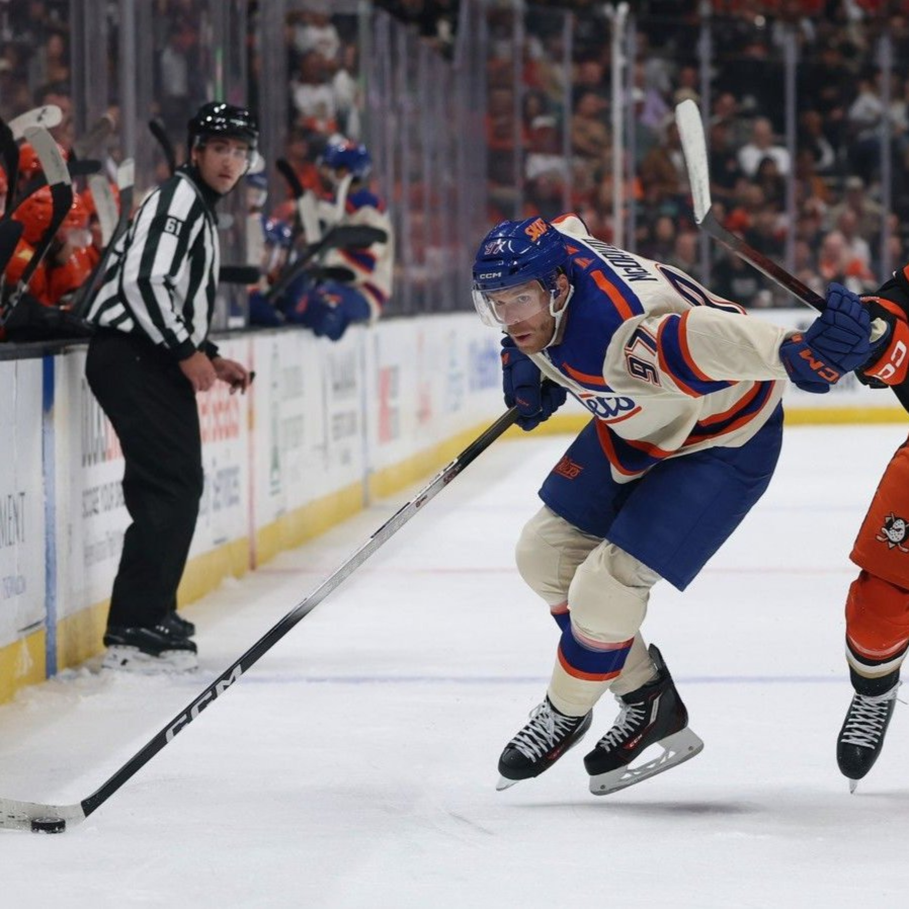 The Cult of Hockey's "Goalie, top d-man lead Oilers over Ducks" podcast episode artwork