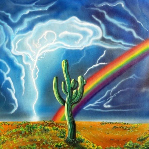 Rainbow Saguaro