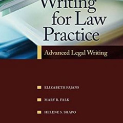Read KINDLE ☑️ Writing for Law Practice: Advanced Legal Writing, 3d (Coursebook) by