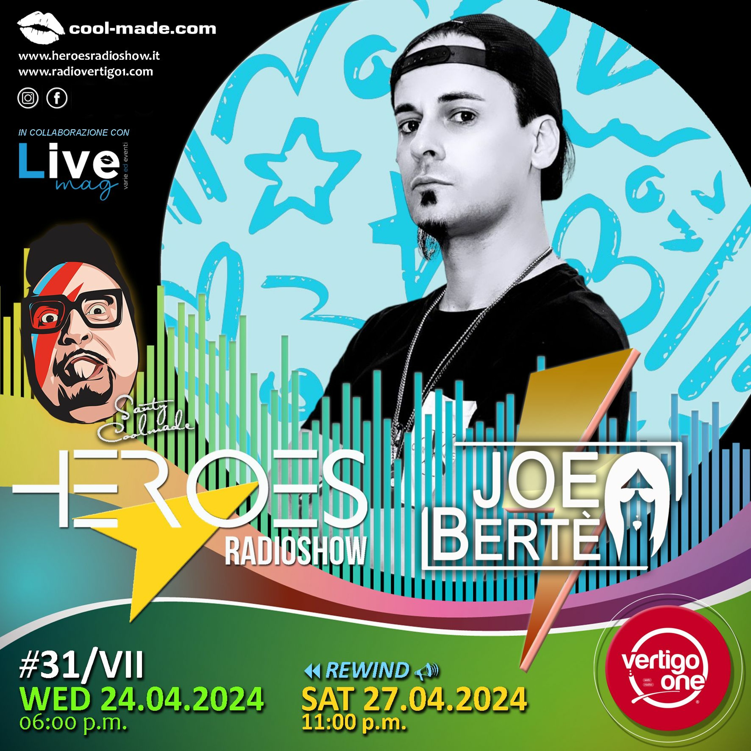 31/2023-24> HEROES RadioShow - Special GuesT JOE BERTE episode artwork