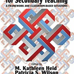 [Get] [EBOOK EPUB KINDLE PDF] Mathematical Understanding for Secondary Teaching: A Fr