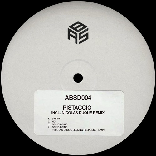 Premiere : Pistaccio - Skippy (ABSD004)