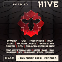 Kinay @ HIVE at Hans Bunte Areal w/ Holy Priest, Nicolas Julian, Trancemaster Krause - 22.02.2025