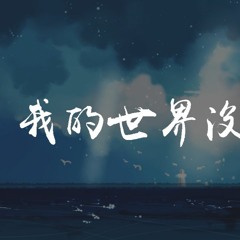苏晗 - 我的世界没有你「曾经现在未来的差距，是我的世界没有你」【動態歌詞/pīn yīn gē cí】
