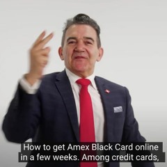 How To Get AMEX Black Card Online In A Few Weeks