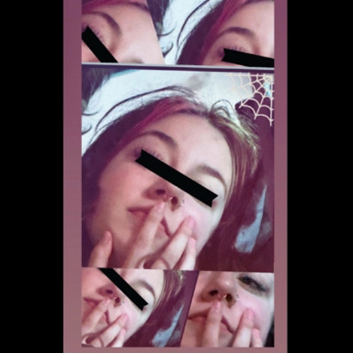 rotten rose and a coked stuffed nose (by comehelpglo)