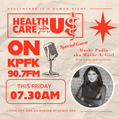 03/14/2025 - Health Care Justice Warriors Erika Feresten (HC4US Chair) and Gina Viola (Co-Chair) host Maebe Pudlo (a.k.a. Maebe A. Girl)