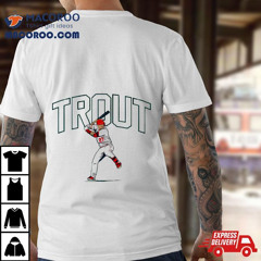 Mike Trout Los Angeles Angels Slugger Swing Shirt