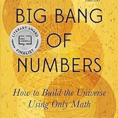 The Big Bang of Numbers: How to Build the Universe Using Only Math BY: Manil Suri (Author) )Tex
