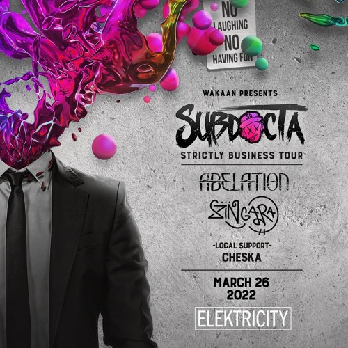 support for Subdocta @ Elektricity 3/26/22