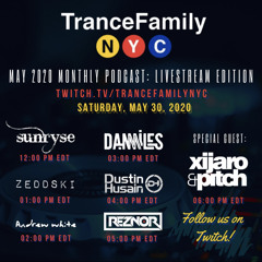 Dustin Husain Trance Family NYC Live Steam May 2020