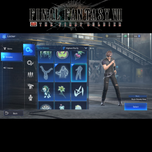 Final Fantasy VII The First SOLDIER OST - Emotes vol 1